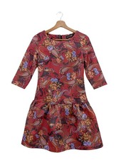 FLIRT Abito baby-doll Donna Abito Taglia IT 40 marrone-lilla-rosso stile casual