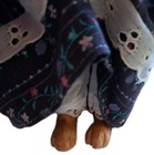 Anthropomorphic Cat Wearing Cottage Dress Soft Body Ceramic Head Feet Cat — photo 6