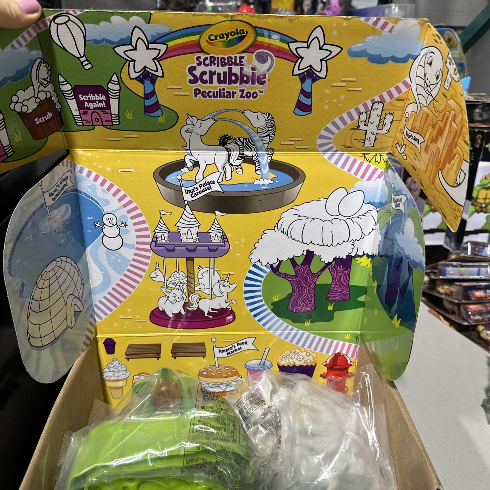 Crayola Scribble Scrubbie Peculiar Zoo 24 PCs Toy Set - 8 Washable Animals  NEW
