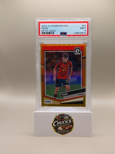2023-24 Panini Donruss Fifa - Optic Pedri #52 Gold Prizm /10