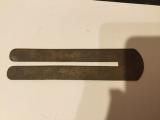 WW1 Brass button stick in relic condition