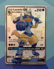 Lucario GX SV64/SV94 Hidden Fates: Shiny Vault Holo MINT Condition Pokemon on eBay