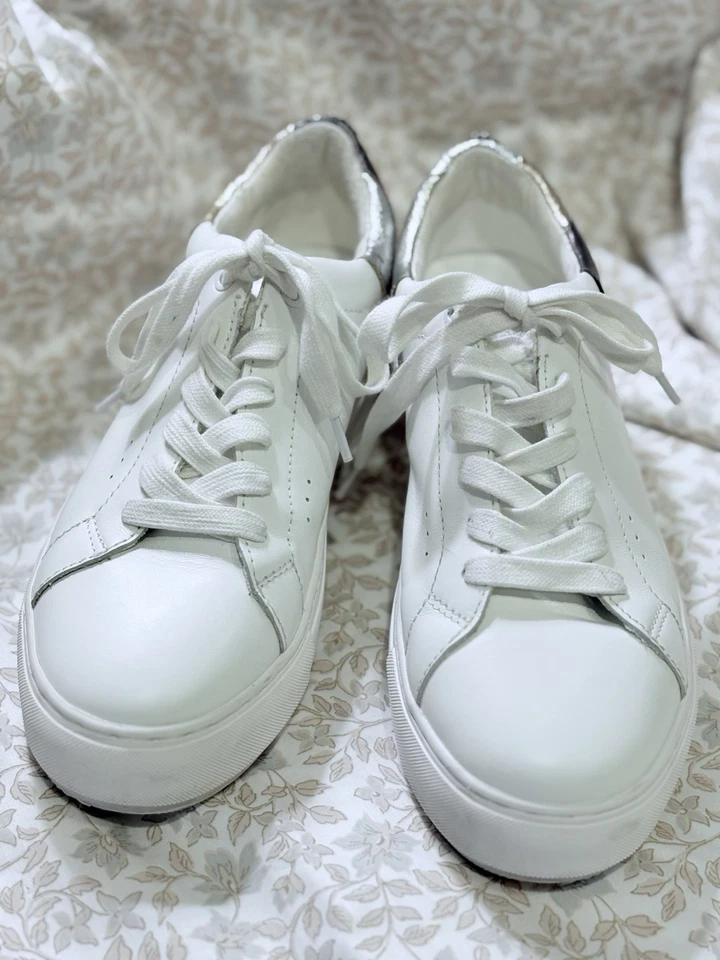 Tenis Kurt Geiger para mujer London Laney Eagle brillantes multi/blancos talla 6/37 Foto 2 de 4