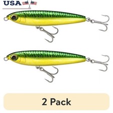 5" Hydro Pencil Topwater Hard Bait Fishing Lure W/ Treble Hooks Bass Snook New