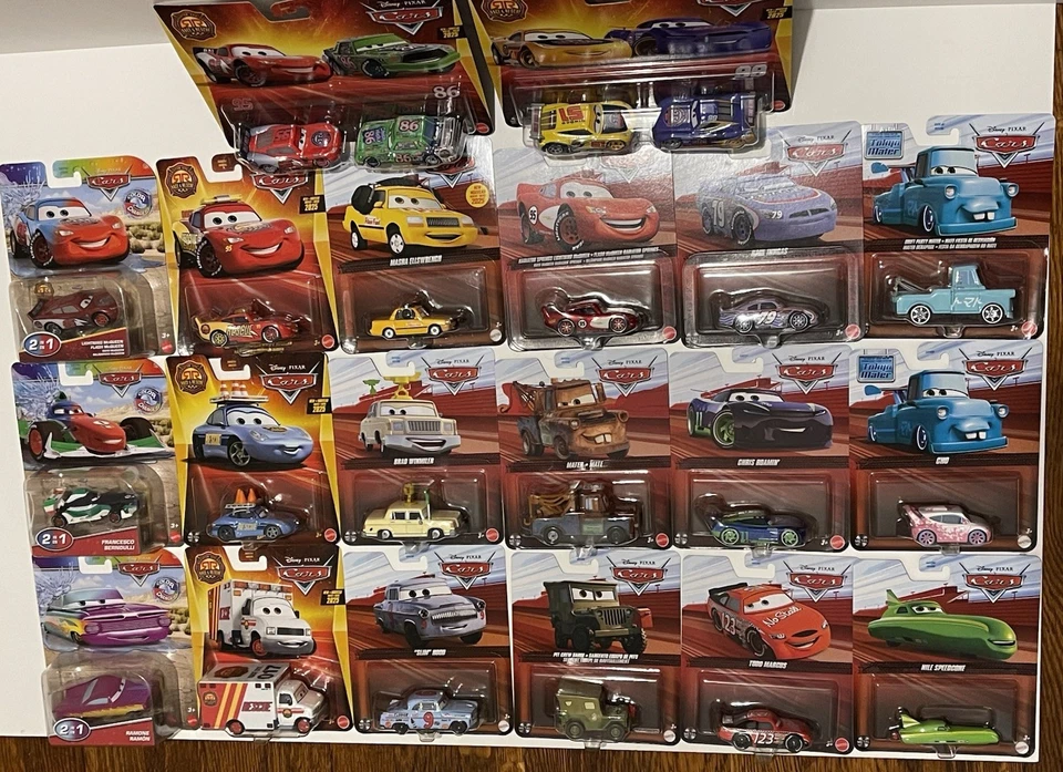 DISNEY PIXAR CARS LOT OF 22 CARS NEW 2025 SERIES - Race & Rescure + Tokyo Mater - Image 3 of 4
