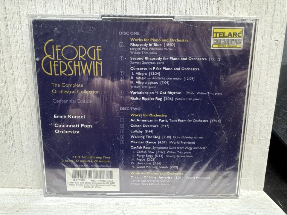 Gershwin The Complete Orchestra Collection CD New, Sealed Erich Kunzel Conductor - Image 3 of 3