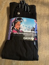 Gerry Youth Performance Girl's Snow Pants w/Removable Suspenders Black XS/5-6