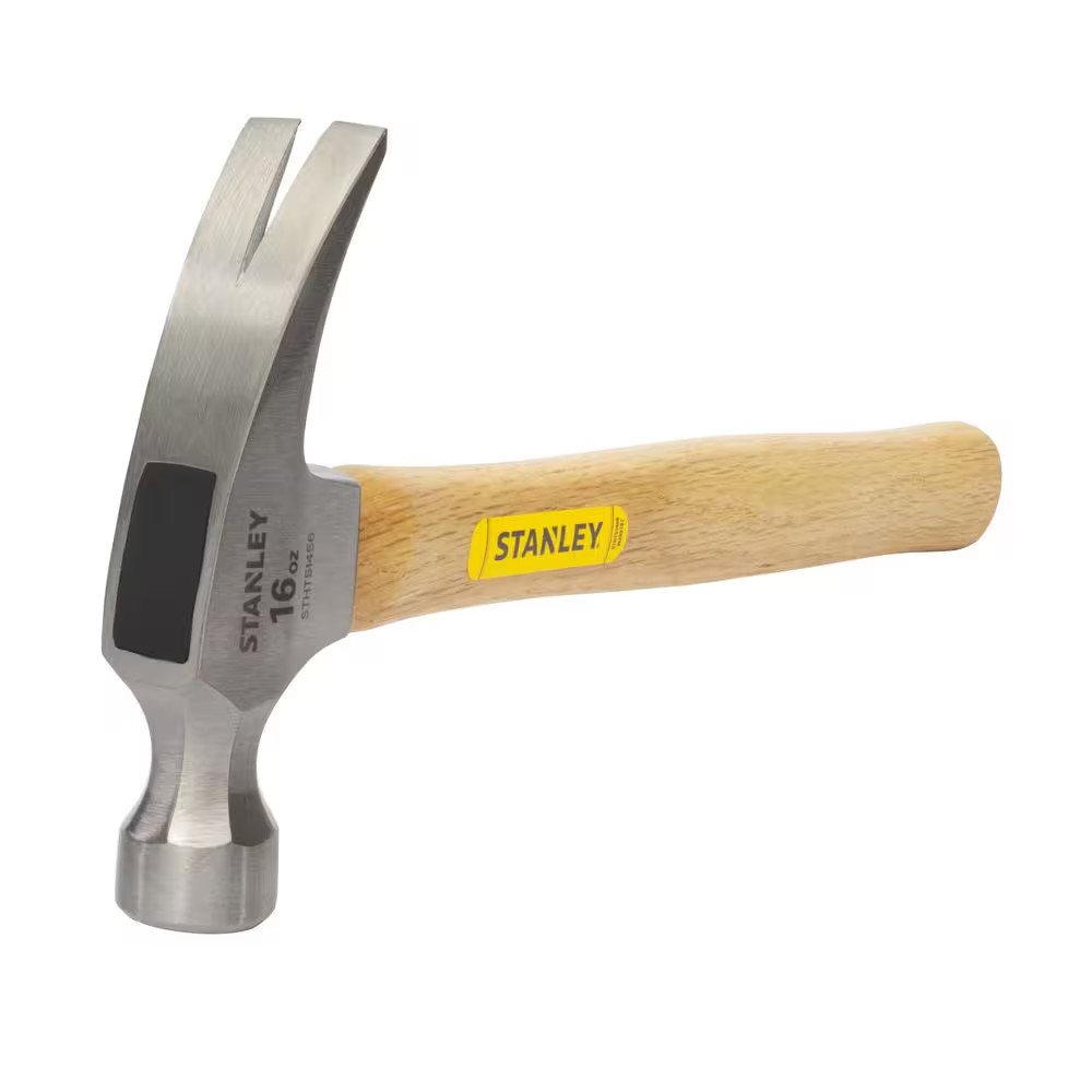 16 Oz. Claw Hammer with Wood Handle