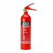 CheckFire 2kg CO2 Fire Extinguisher Commander Squat Renovate (REN2-SQUAT)