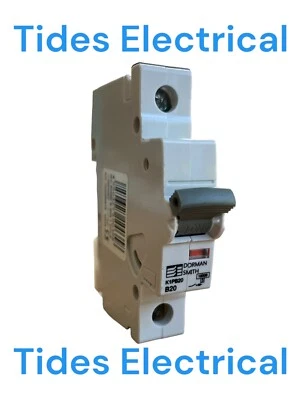 Dorman Smith 20 Amp Type B 20A Single Pole Loadlimiter Breaker K1PB20