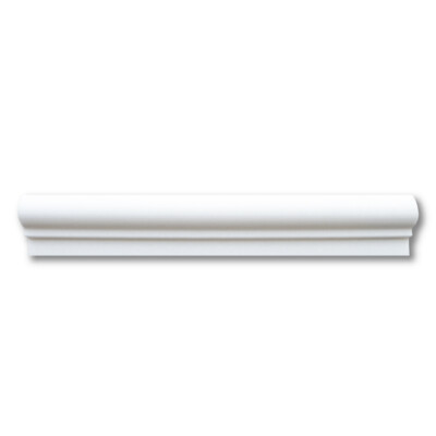 T04H Thassos White Marble Chair Rail Bullnose Trim Molding 2x12 Honed