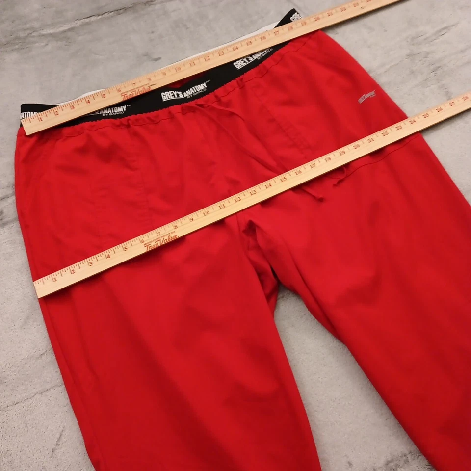 Grey's Anatomy Active Scrub Pants Womens 3XL Red Style #4275X - Image 2 of 4
