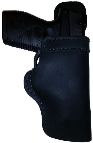 LT BLACK CUSTOM OWB Leather Holster YOUR CHOICE:rh,lh-laser-slide-cant-belt-mag+ - Picture 3 of 12