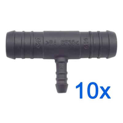 10 x YOU.S Schlauchverbinder Zwischenstück RGV Ø 20x20x8 mm - T-Stück Reduzierer