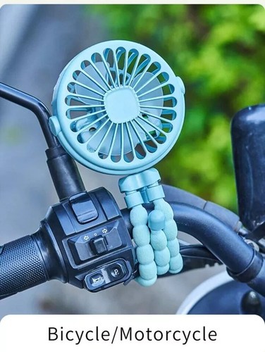 Multifunctional Portable USB Rechargeable Octopus Mini Foldable Handheld Fan - 第 4/10 張圖片