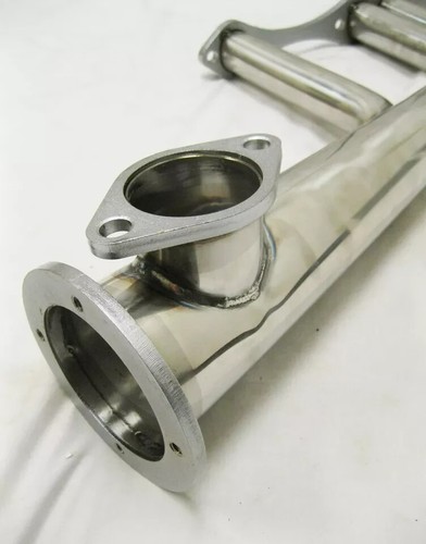 SBC Chevy Lake Style Lakester Street Rat Rod Exhaust Headers Stainless RETURN - Picture 10 of 18