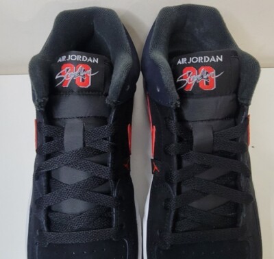 JORDAN STADIUM 90 Black/Fire Red-white Men's FZ4184 010 Size 12 US