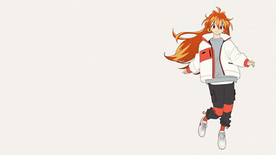 Anime slayers lina inverse redhead jacket white black Playmat Gaming Mat Desk