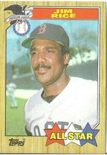 JIM RICE BOSTON RED SOX AMERICAN LEAGUE ALL STAR #609 - TOPPS NM-MT 1987