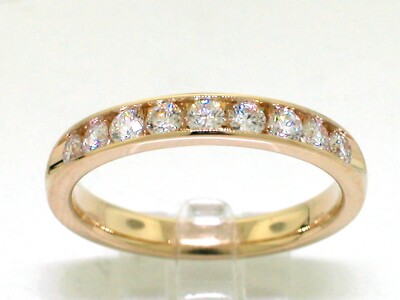 Brillant Ring Memory Ring 585 Gelbgold 14Kt  9 Brillanten 0,50ct  Wesselton Si