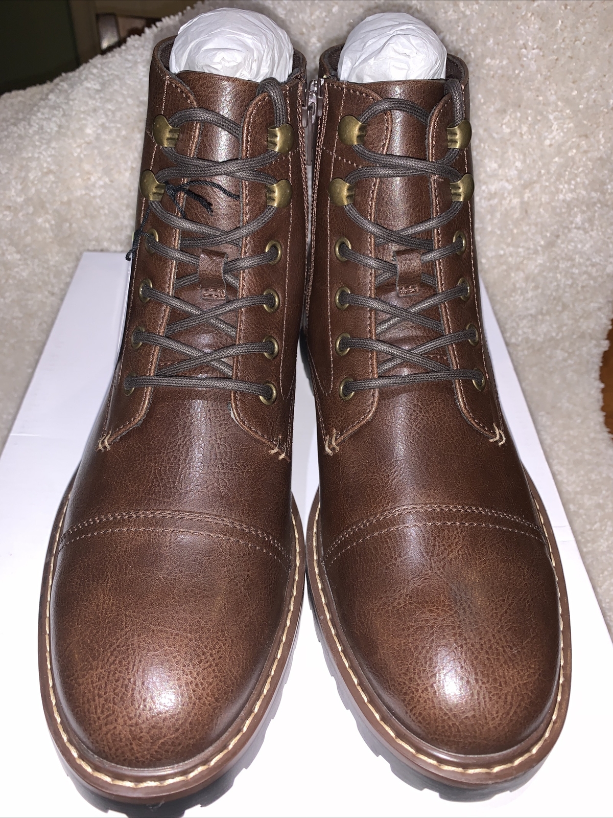 new mens boots sonoma goods for life size 8 brown color coltonn style