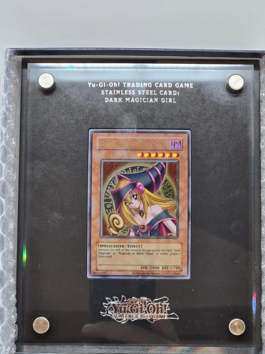 KONAMI Yu-Gi-Oh Dark Magician Girl Stainless Steel Card KONAMI Yu-Gi-Oh Dark Magician Girl Stainless Steel Card