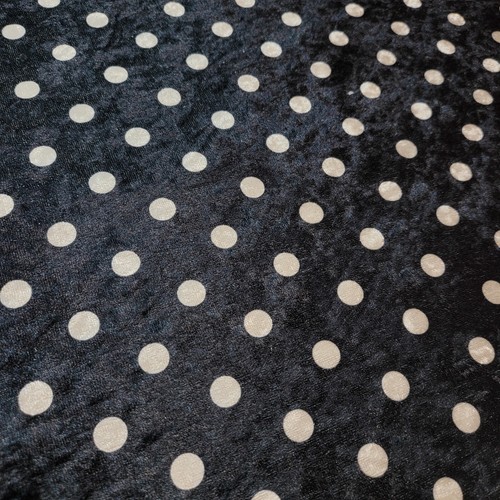 Floral Polka Dot Crush Velour Velvet Material Dress Craft Quilting Fabric 58" - Picture 23 of 64