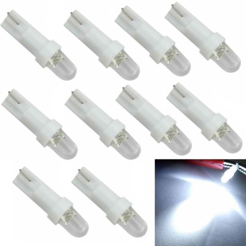 10pcs 12V Car 5-Color T5 LED Dash Light Instrument Cluster Gauge Panel Lamp Bulb - Picture 23 of 25