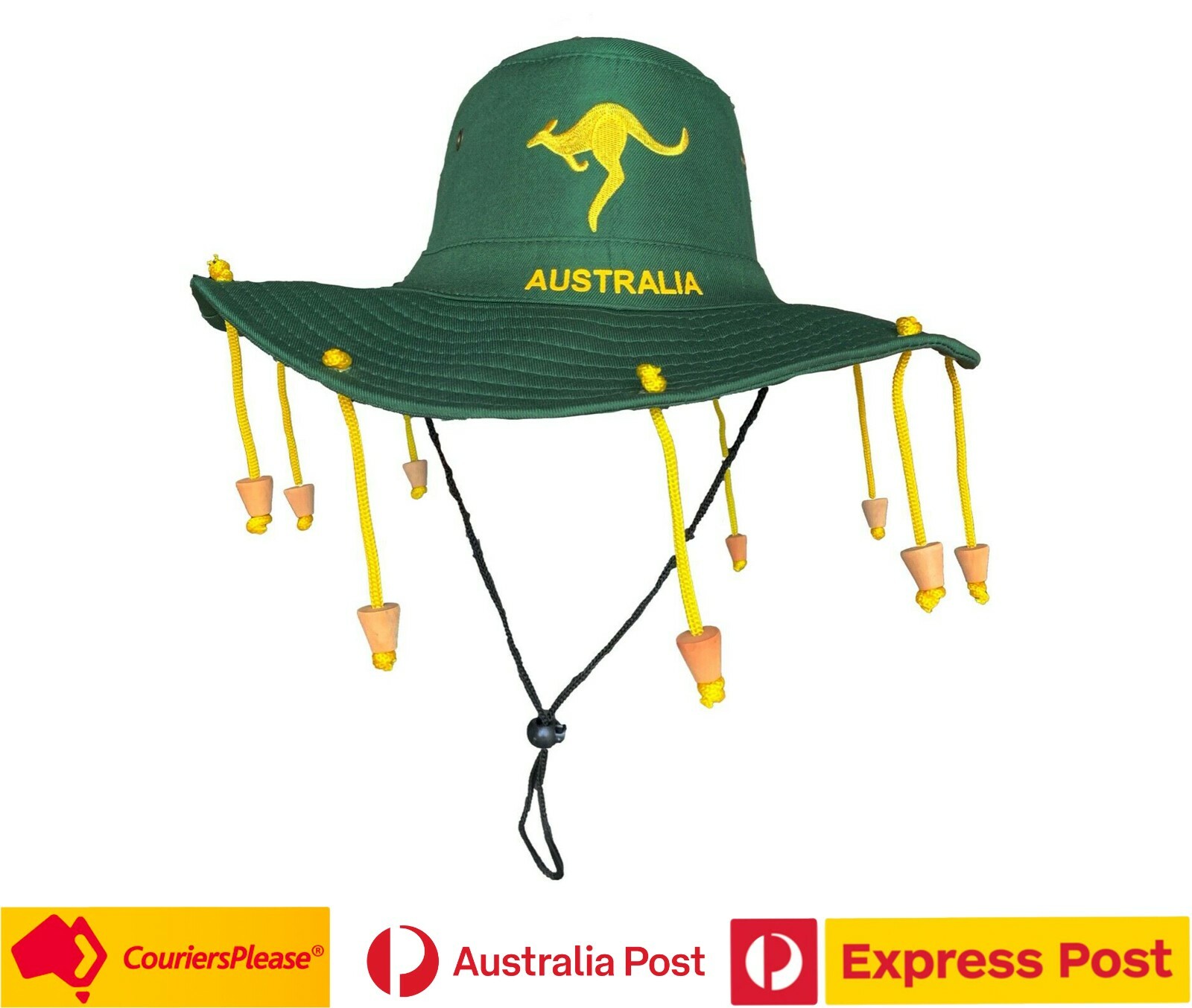 Australian Cork Hat Aussie Slouch Crocodile Dundee Souvenir Adult