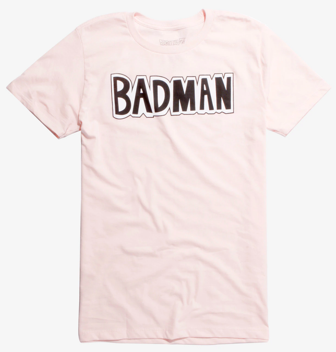 Dragon Ball Z VEGETA BADMAN T-Shirt Pink XS-3XL NEW Authentic