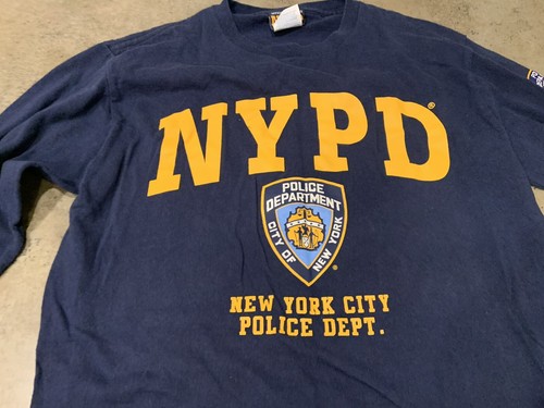 NYPD New York City Police Department T Shirt Adult Small Long Sleeves - Picture 2 of 5