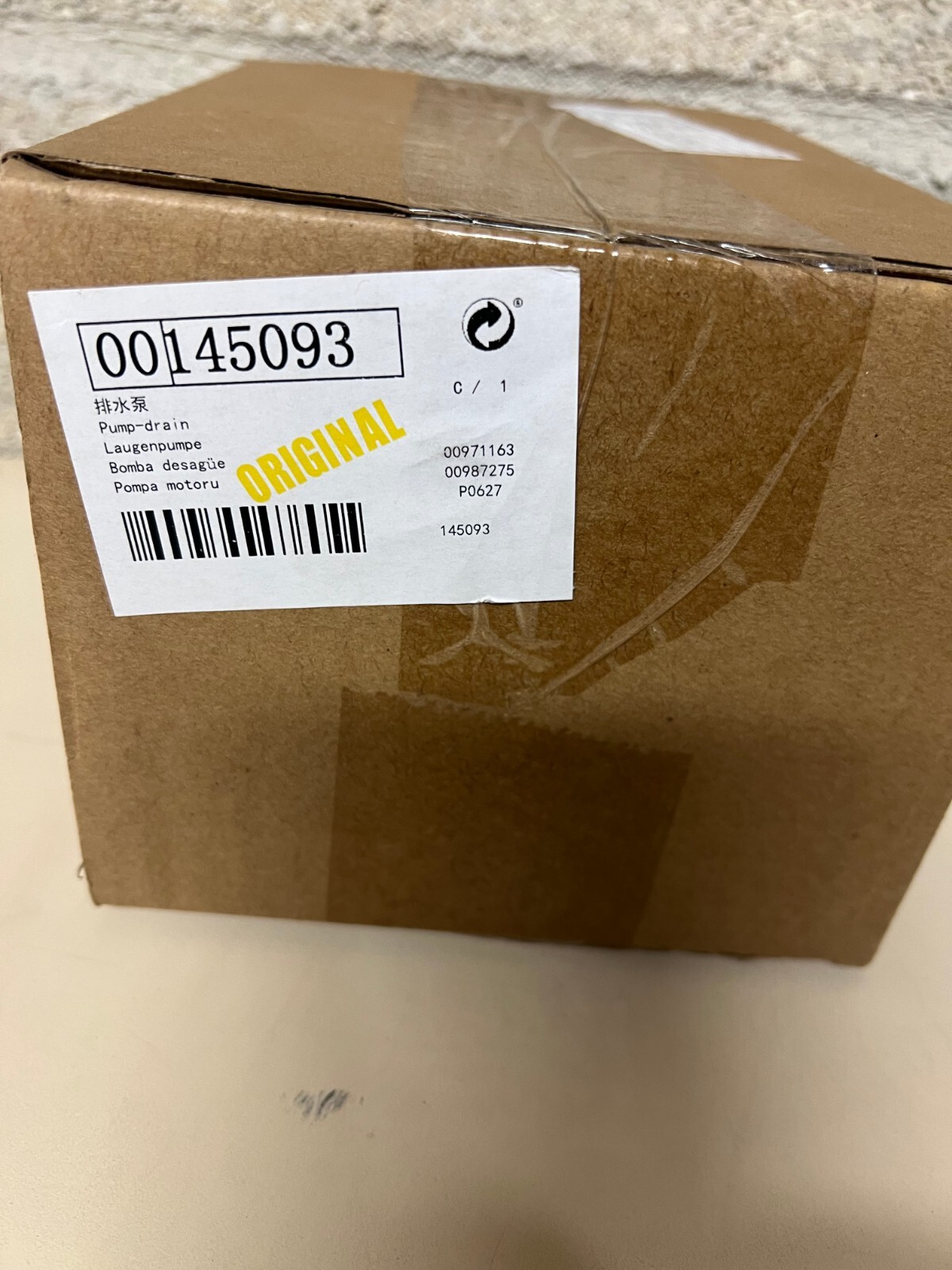 Pompe de vidange 00145093 silencieuse pour lave-linge Siemens