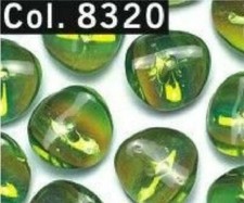 BIGIOTTERIA PERLE PERLINE BEADS CHIPS GUTERMANN 9 mm COL.8320