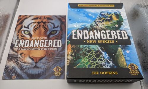 Endangered (Board Game) w/ 2 Expansions - NEW SPECIES & MONARCH BUTTERFLIES - Picture 1 of 3