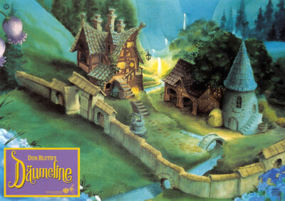 Däumeline ORIGINAL Aushangfoto Don Bluth / Gary Goldman MÄRCHEN / ZEICHENTRICK