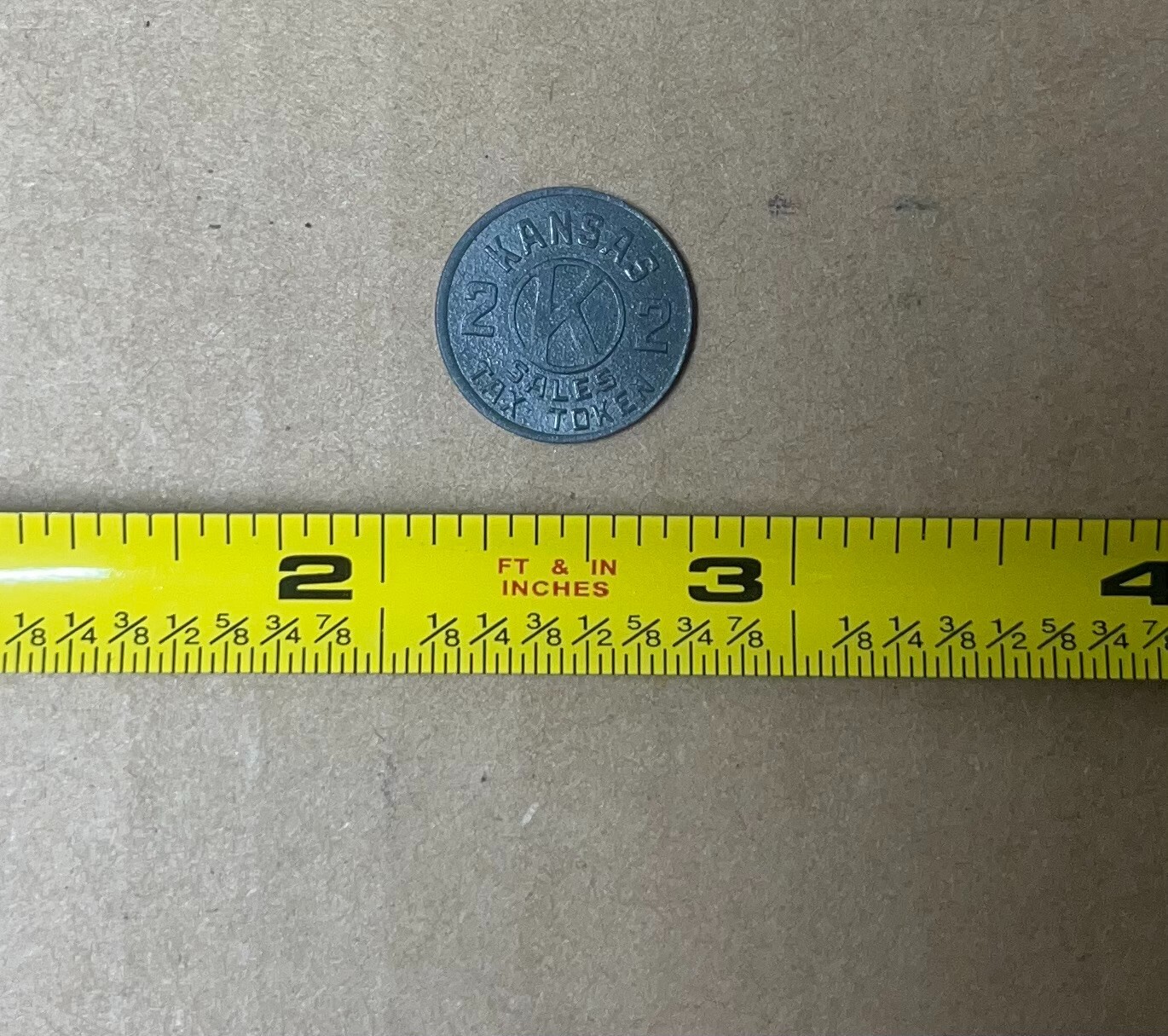 UNCIRCULATED 1937 KANSAS SALES TAX TOKENS 2 MILL eBay