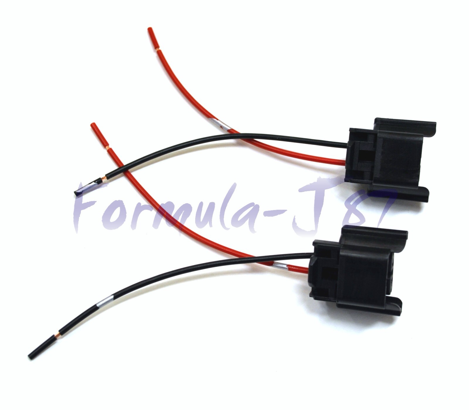 H11 Wire Pigtail Female Two Harness Head Light Low Beam Socket Connector Plug O - Foto 2