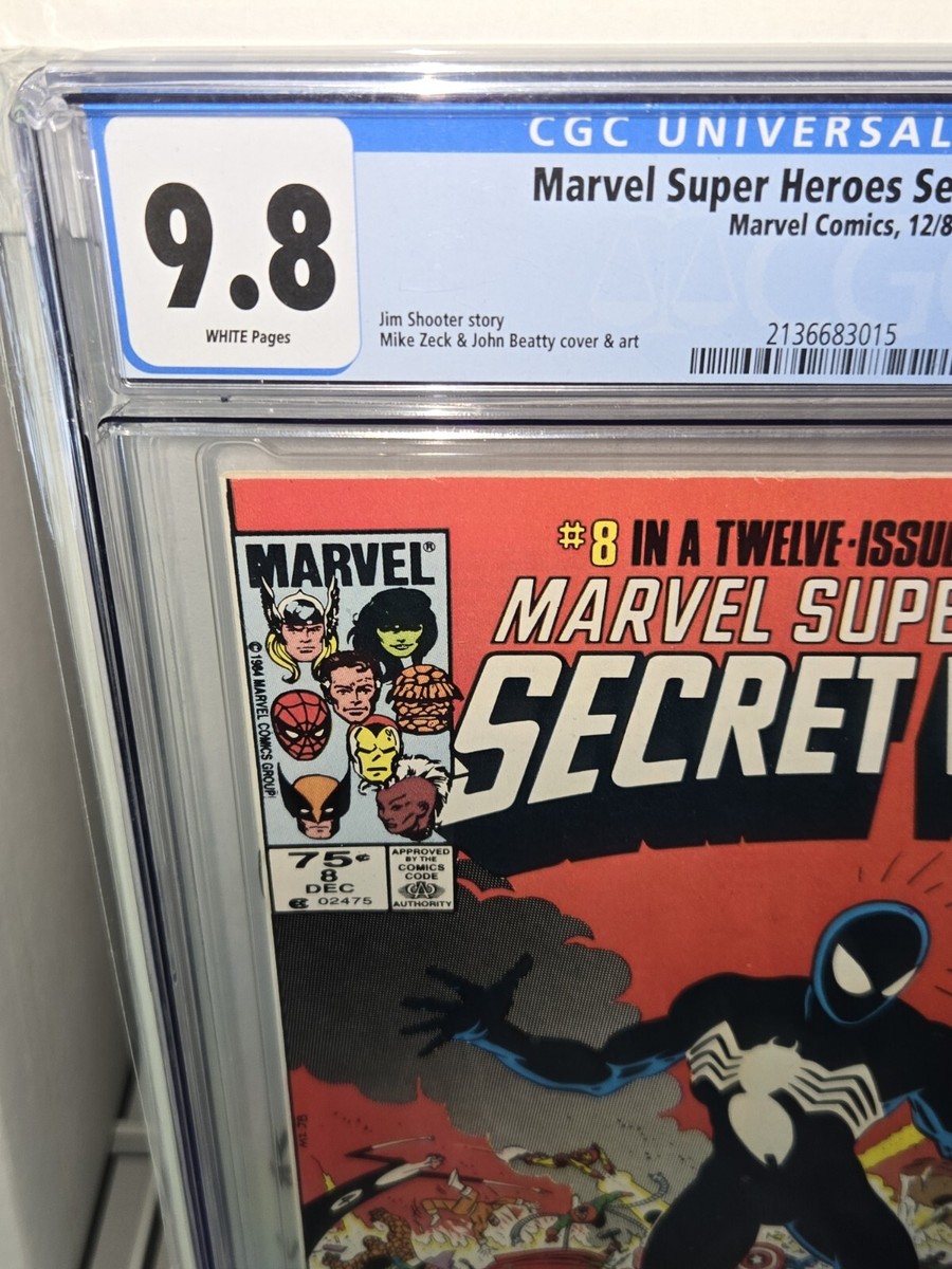 Marvel Super Heroes Secret Wars #8 Newsstand Edition CGC