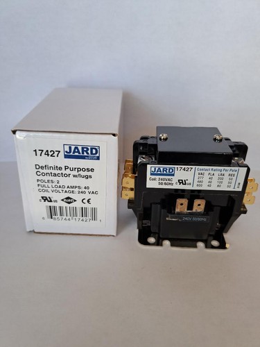 Relè Contattore Doppio 2 Poli Mars2 17427 240vac 40 Amp By Jard Nuovo. - Foto 1 di 5