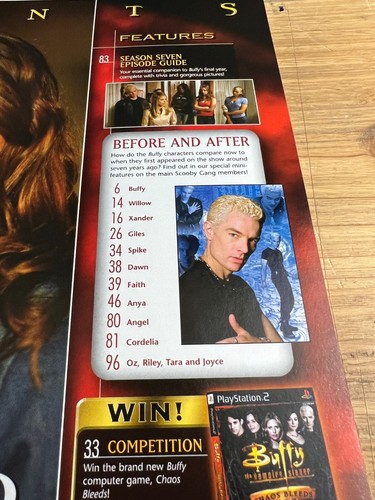 NEU OFFIZIELLES BUFFY THE VAMPIRE SLAYER 2003 JAHRBUCH Magazin BTVS ANGEL WILLOW + - Bild 7 von 10