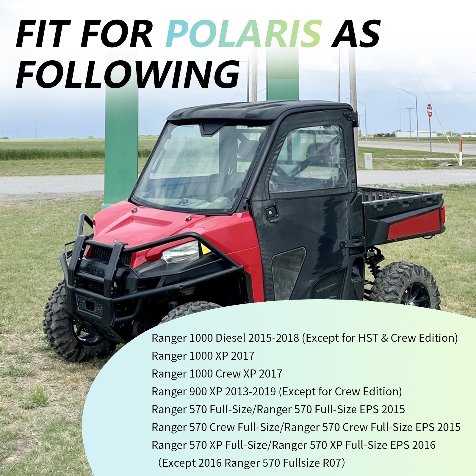 Stabilizer Tube For Polaris Ranger 570 900 1000 XP Crew 5336800-458 Matte Black