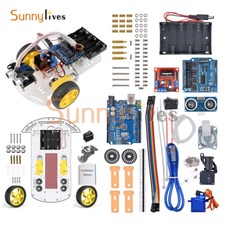 Avoidance Tracking Smart Robot Car Chassis Kit Ultrasonic DIY Module Kits
