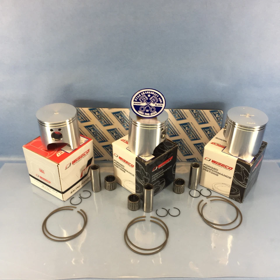 NEW WISECO KAWASAKI 1100 TRIPLE .5mm OVER PISTONS BEARINGS 1997-2003 ZXI STX - Image 4 of 4