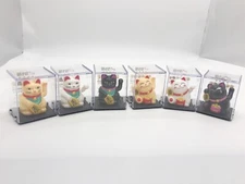Solar Power Electric Waving Arm Lucky Money Cat, Office Car Decoration