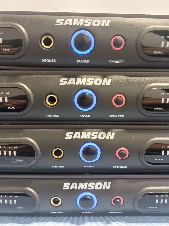 *LOTE DE 4* Amplificador de Potencia Estéreo Samson Servo 120a 2 Canales Foto 3 de 4