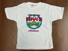 VINTAGE LEVI'S ORIGINAL RIVETED GENUINE KIDS 7 T SHIRT DEADSTOCK 90S TODDLER TEE