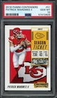 2018 Panini Contenders #51 Patrick Mahomes PSA 10 GEM MINT
