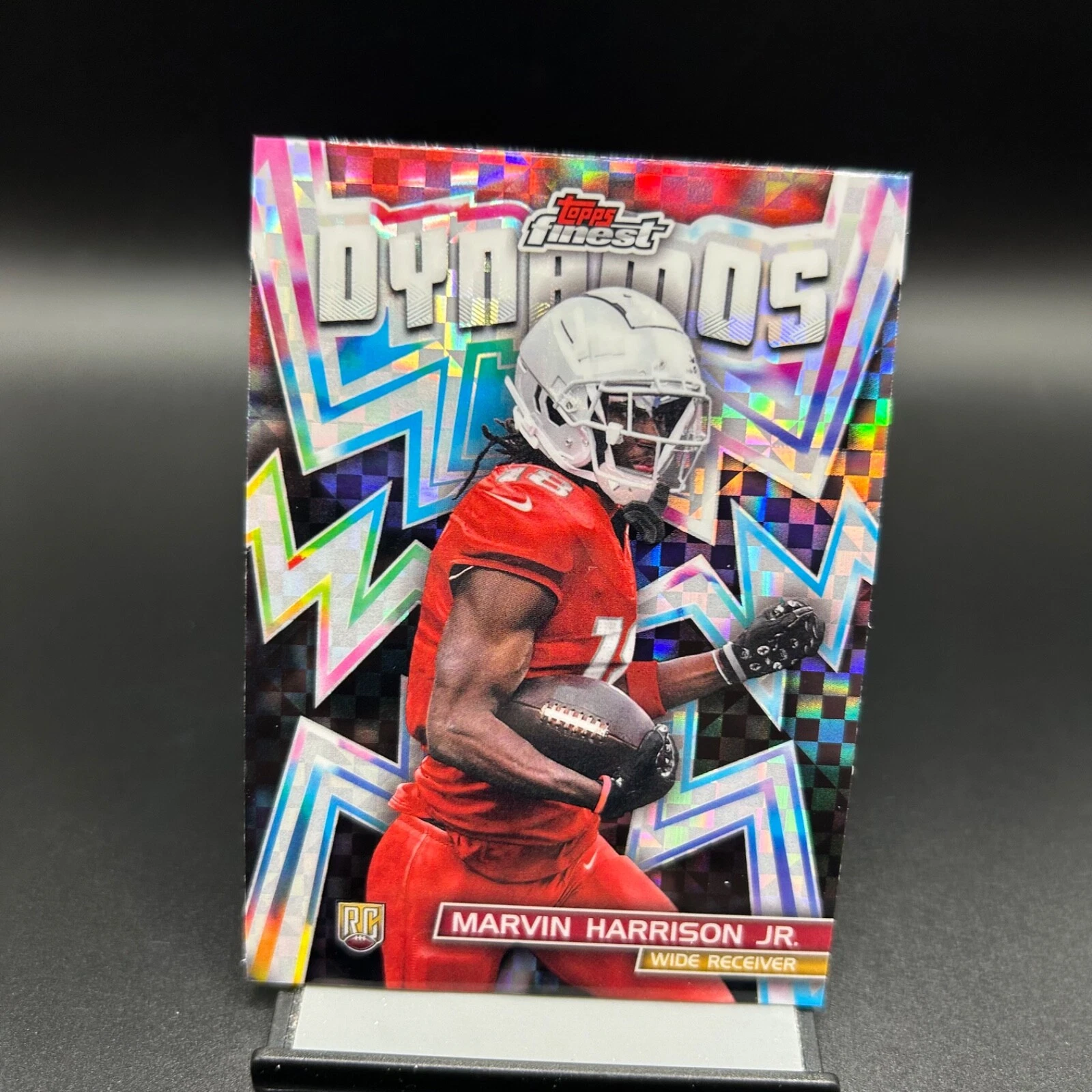 Marvin Harrison Jr. Topps Finest Dynamos #DYN13 Checkerboard