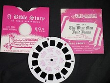 View-Master Bible Story CH-8 Reel - The WISE MEN find JESUS - Church Craft 1947