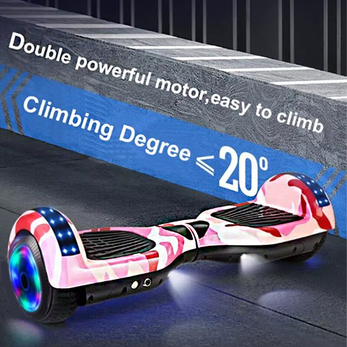 7 inch Electric Hoverboard Bluetooth Speaker LED Self Balancing Scooter Loaded - Picture 9 of 12